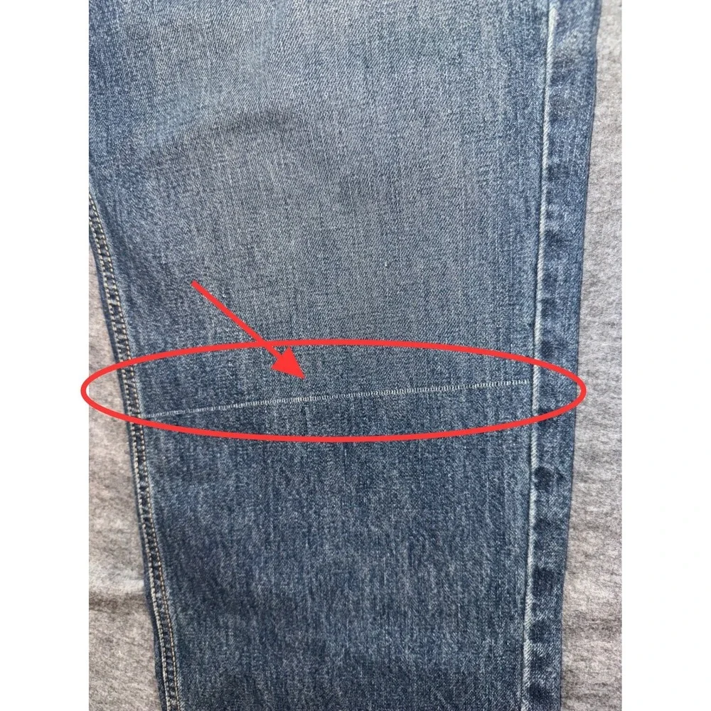 Harley Davidson Men Traditional Fit Jeans Blue Motorcycle Denim 40x30 NEW *READ* - Picture 10 of 10
